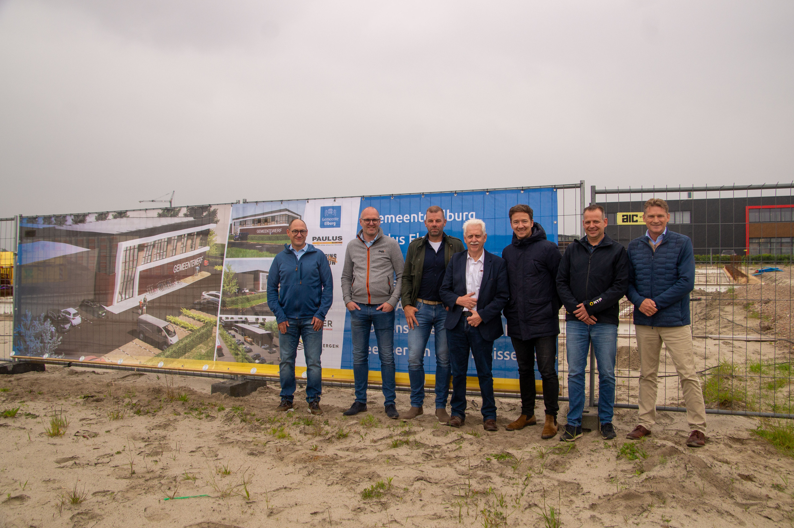 Onthulling bouwbord gemeentewerf - partners