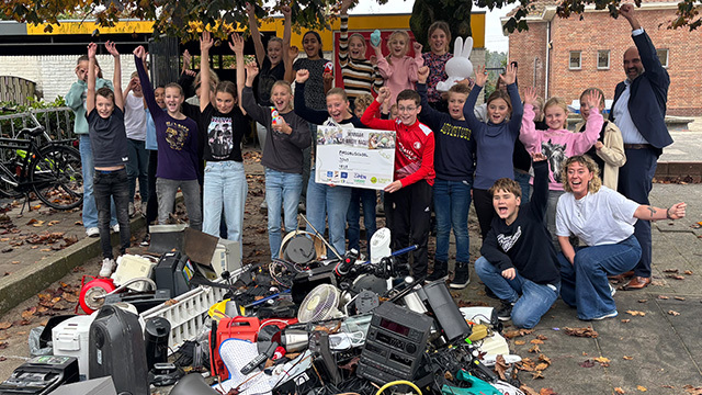 Oldebroek de grote winnaar van de e-waste race