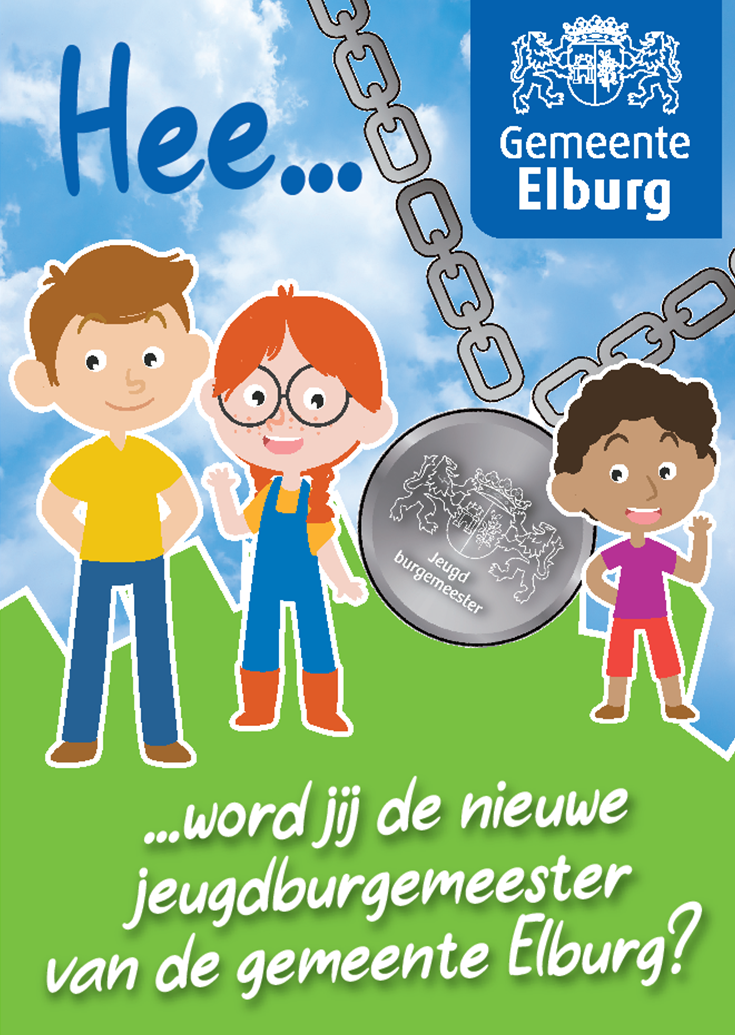 Flyer Jeugdburgemeester - Word jij de nieuwe jeugdburgemeester van de gemeente Elburg?